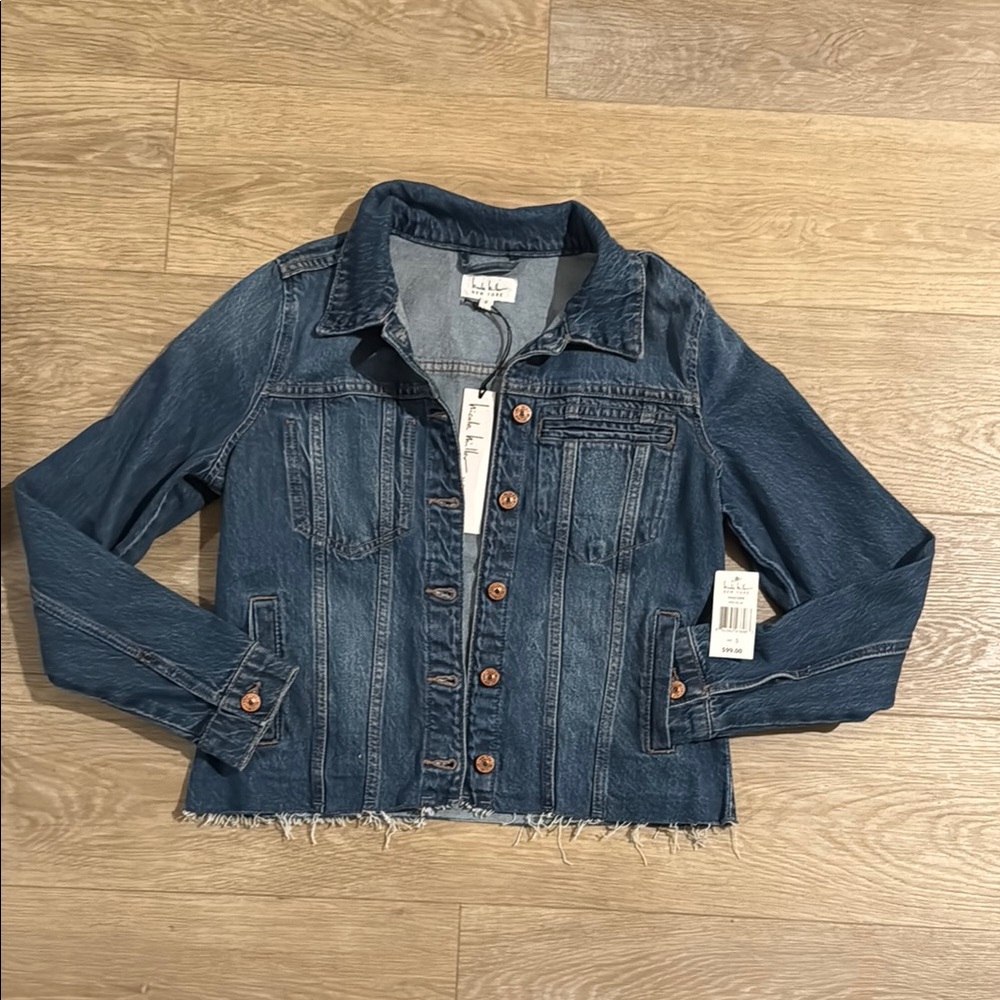 Nicole Miller Blue Jean Jacket